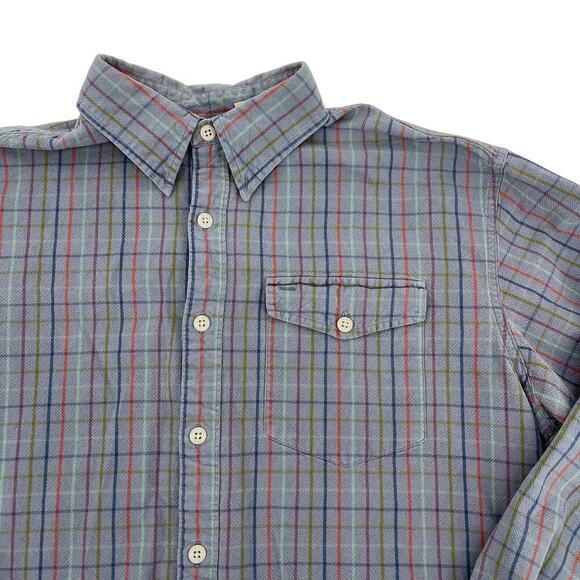 L.L. Bean Vintage 100% Cotton Button Down Shirt Long Sleeve 80s Large Tall - Picture 5 of 9